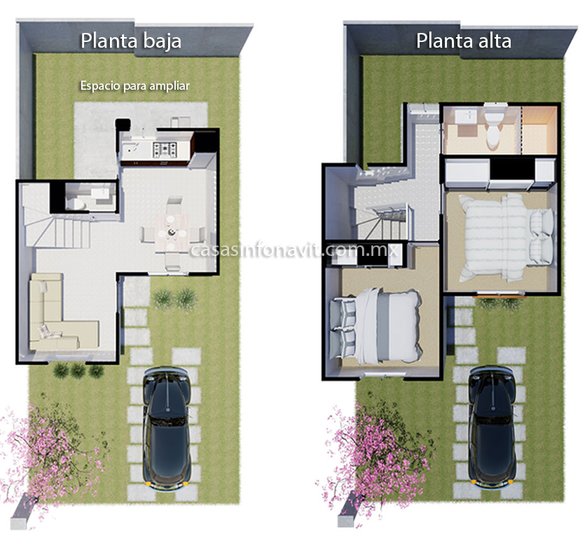 plano de casas infonavit en venta junto a huehuetoca estado de méxico